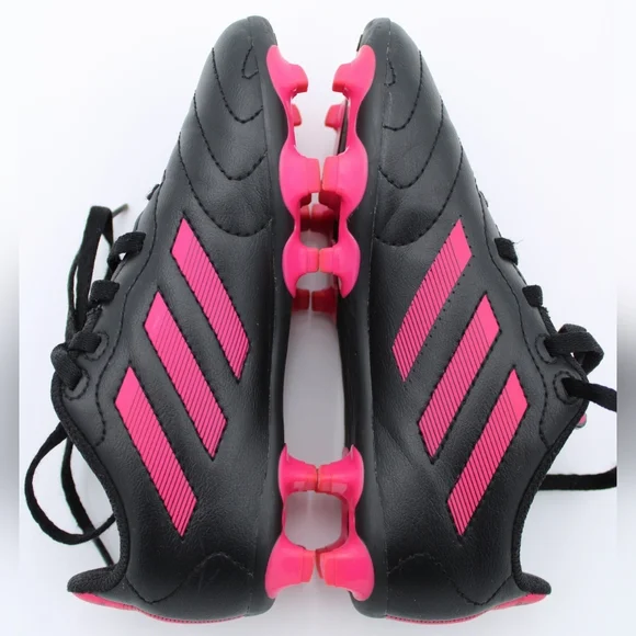Adidas Kids Soccer Cleats Black Pink Size 12.5K - Picture 5 of 10